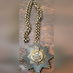 Gold and Silver Star Pendant Necklace